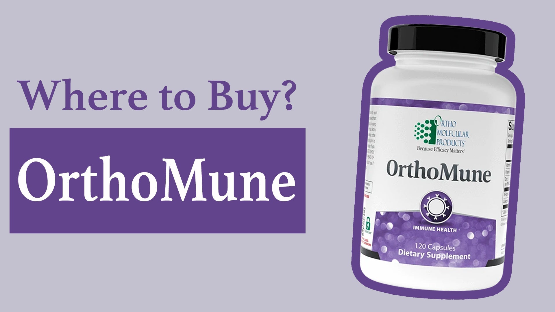 Where to Buy OrthoMune Online - Conners Clinic