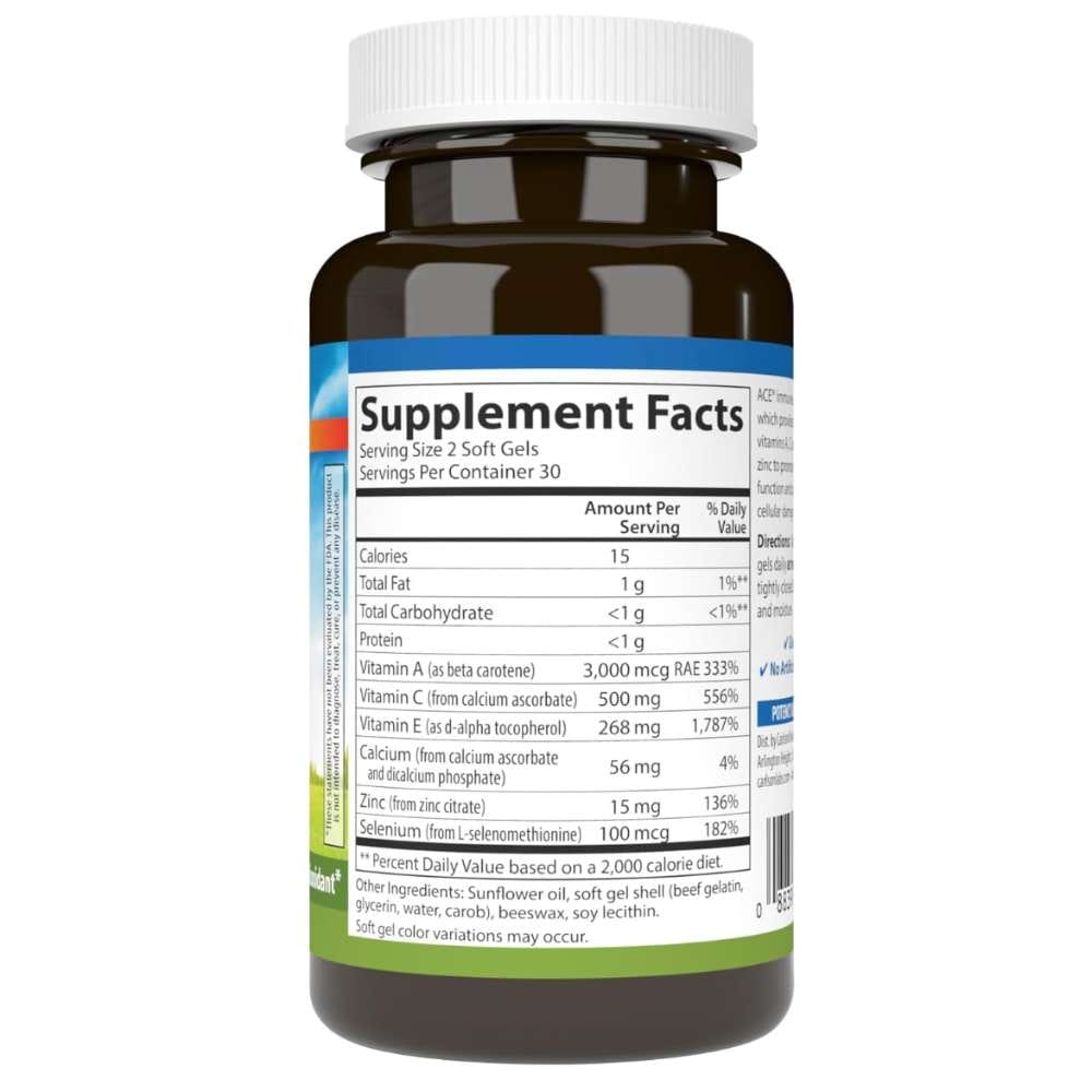 ACES+Zn 60 Softgels     * Carlson Labs Supplement - Conners Clinic