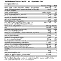 Thumbnail for ActivNutrients® without Copper & Iron 120 Capsules  * Xymogen Supplement - Conners Clinic