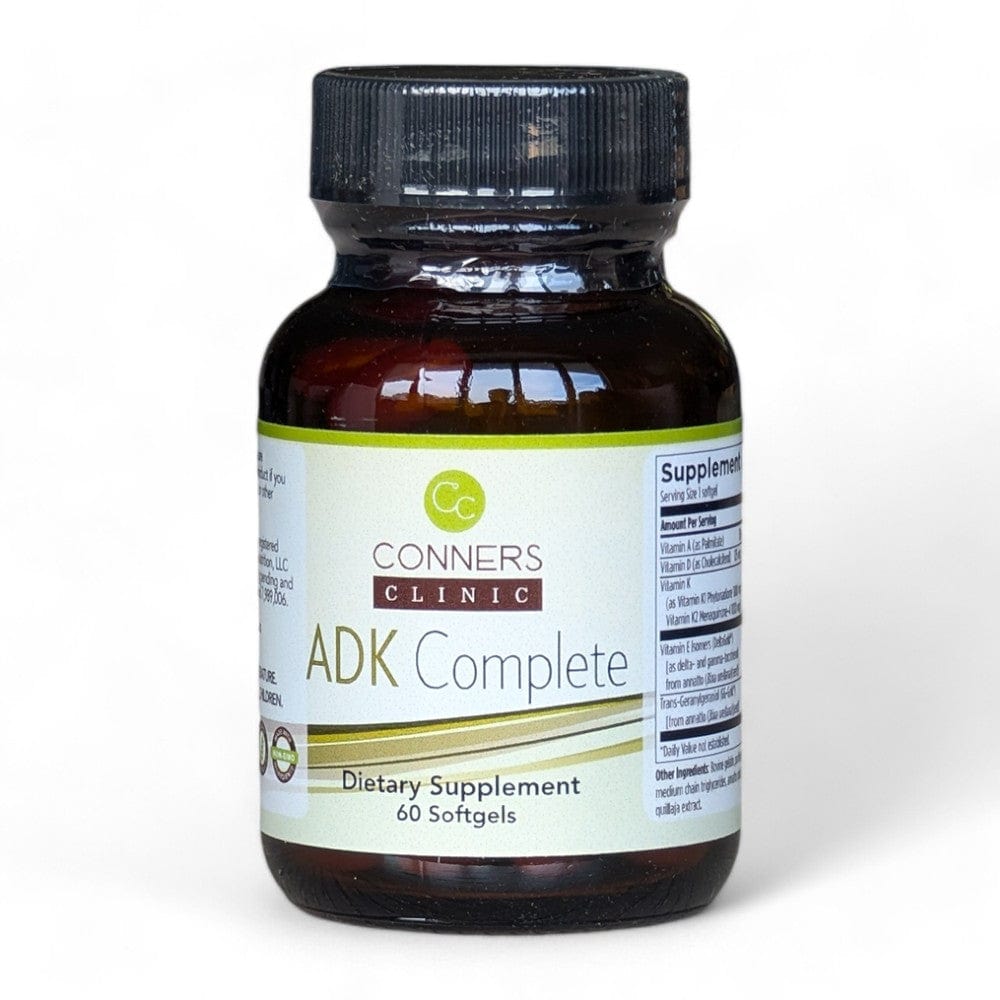 ADK Complete - Vitamin D, E, A & K - 60 capsules Conners Clinic Supplement - Conners Clinic