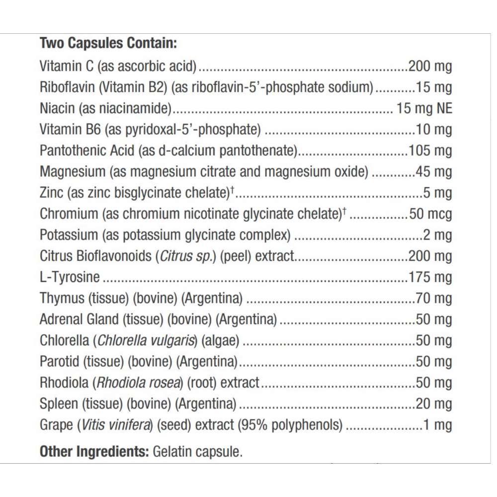 AdrenaMed GL50 - 180 caps    * NuMedica Supplement - Conners Clinic