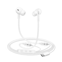 Thumbnail for Air Tube EMF Protection Radiation-Free Stereo Earbud Headphones Conners Clinic Equipment White Earbud Headphones - USB-C - Conners Clinic