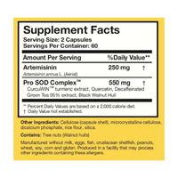 Thumbnail for Artemisinin SOD - 120 Capsules * Researched Nutritionals Supplement - Conners Clinic