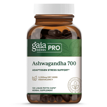 Ashwagandha 700 - 120 Capsules    * Gaia Herbs Supplement - Conners Clinic