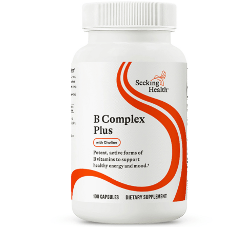 B Complex Plus (100 Capsules) * Seeking Health Supplement - Conners Clinic