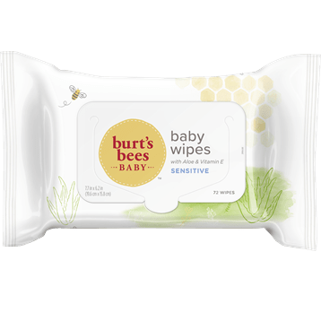 Baby Bee Wipes Chlorine Free 72 ct * Burt's Bees Skin Care - Conners Clinic