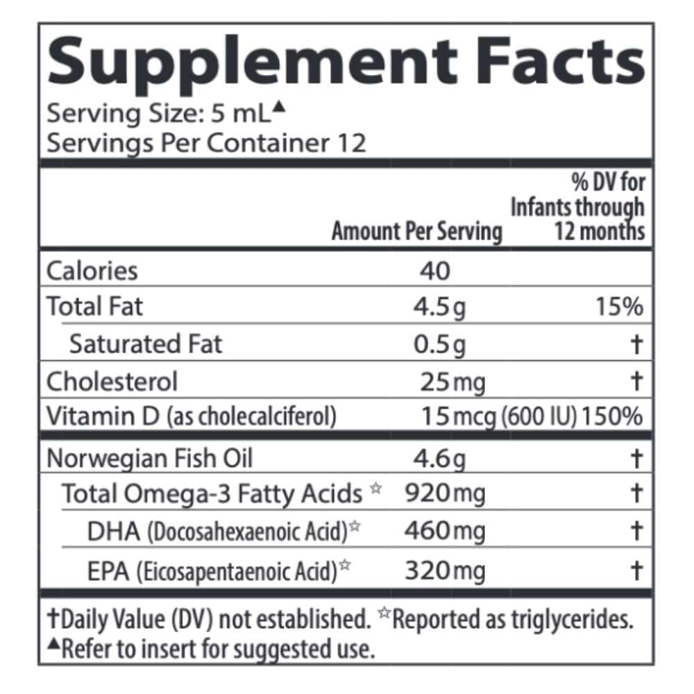 Baby's DHA 2 fl oz    * Carlson Labs Supplement - Conners Clinic