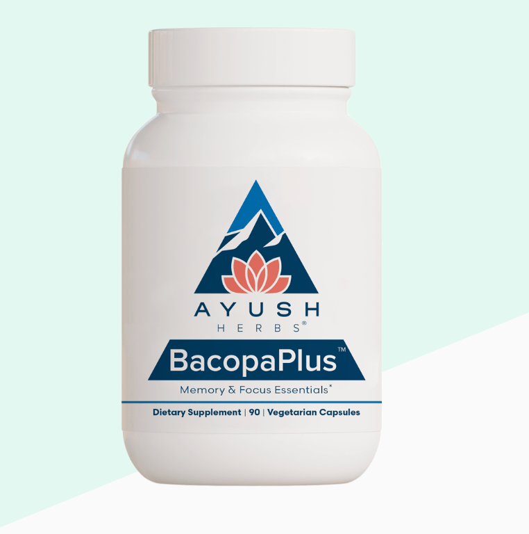 Bacopa Plus 90 Capsules * Ayush Herbs - Conners Clinic