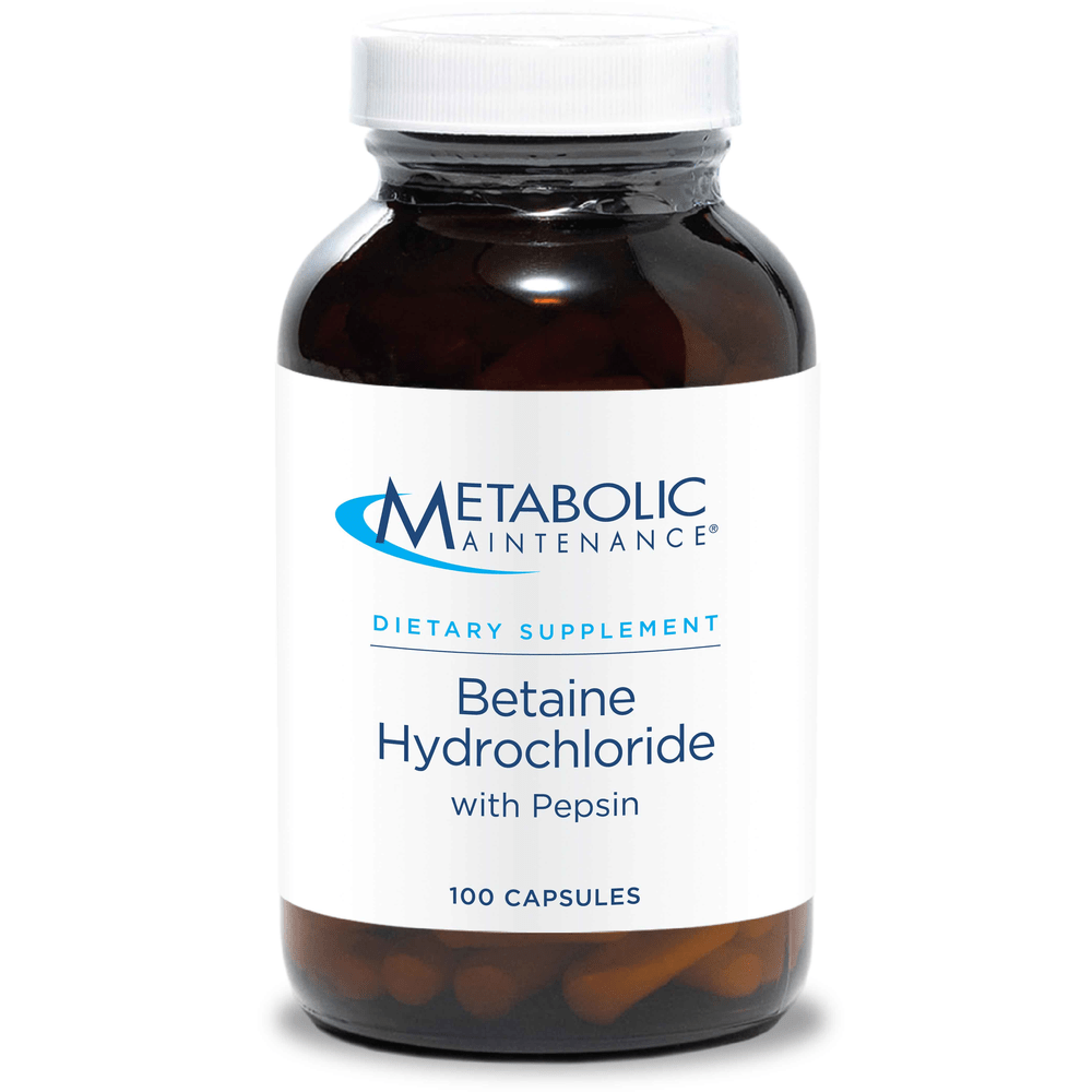 Betaine HCL w/Pepsin * Metabolic Maintenance Supplement - Conners Clinic