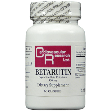 Betarutin 500 mg 60 caps.     * Ecological Formulas Supplement - Conners Clinic