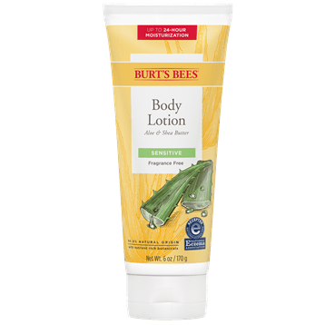 Body Lotion Sensitive Aloe & Shea 6 oz * Burt's Bees Skin Care - Conners Clinic