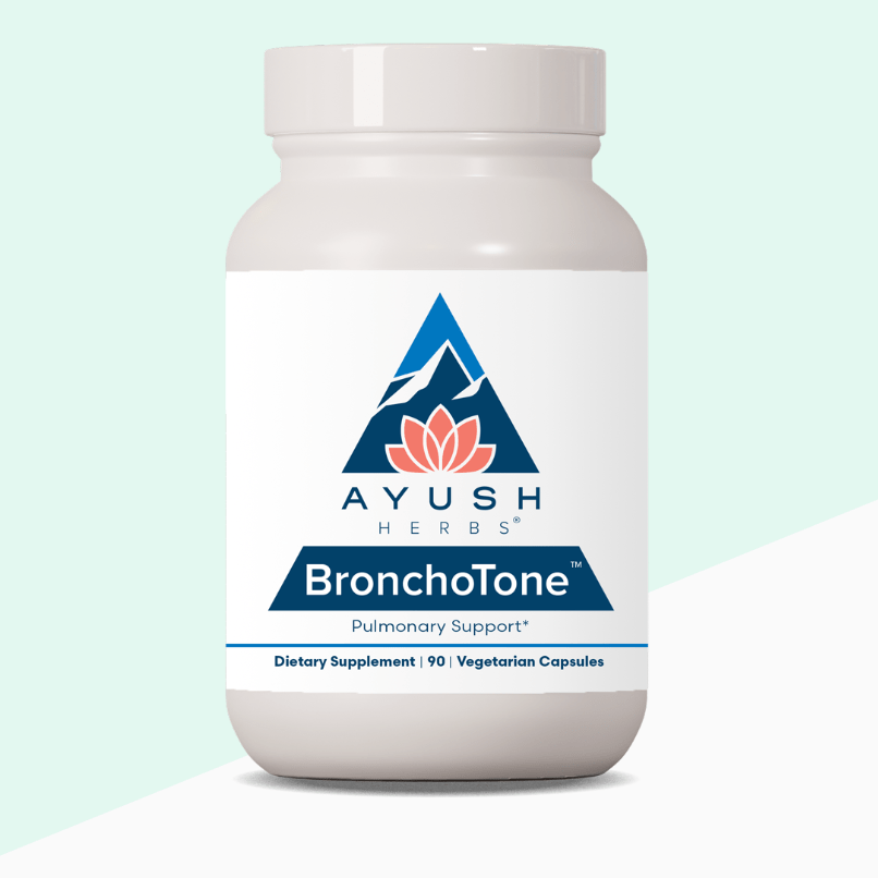 BronchoTone 90 Capsules * Ayush Herbs - Conners Clinic