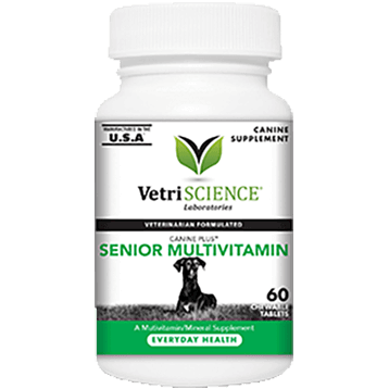 Canine Plus Senior Multi 60 tabs VetriScience Supplement - Conners Clinic