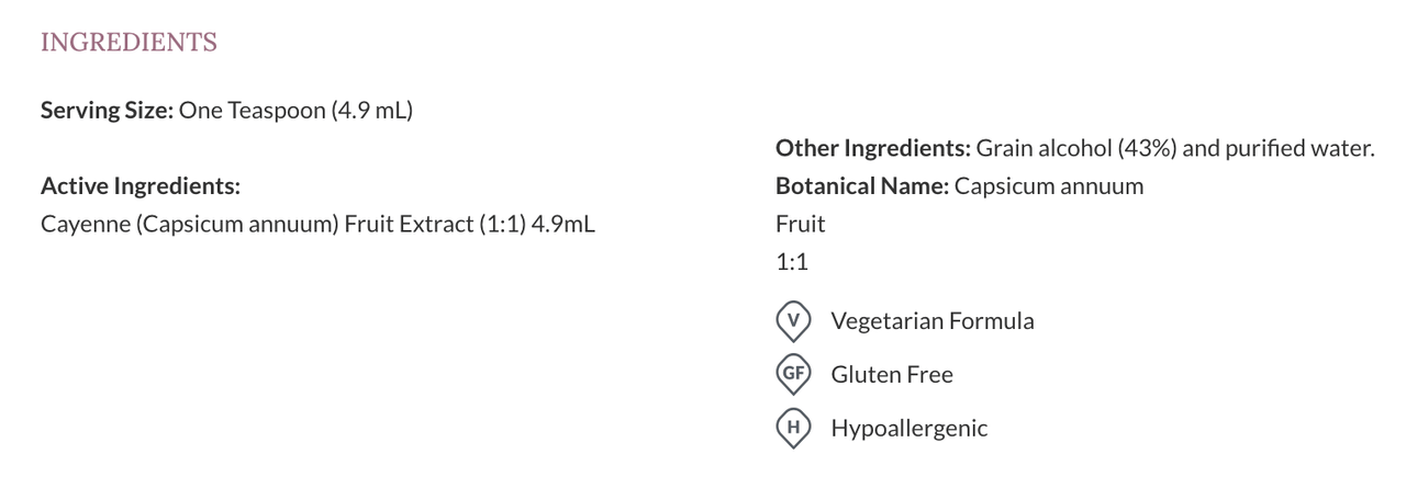 Cayenne (Capsicum annuum) Professional Formulas - Conners Clinic