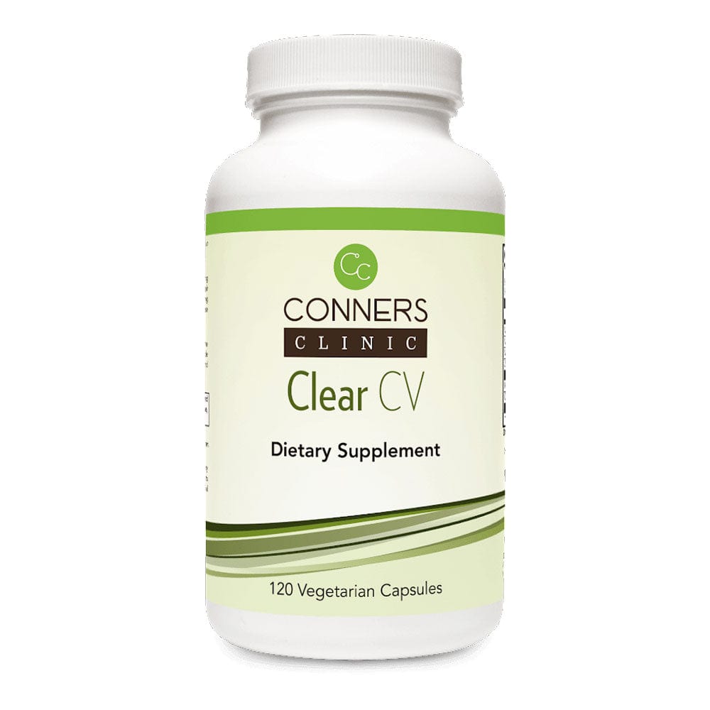 Clear CV - 120 Capsules - IMPROVED FORMULATION Conners Clinic Supplement - Conners Clinic