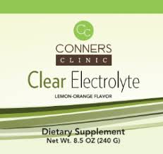 Clear Electrolyte - 8.5 oz Conners Clinic Supplement - Conners Clinic