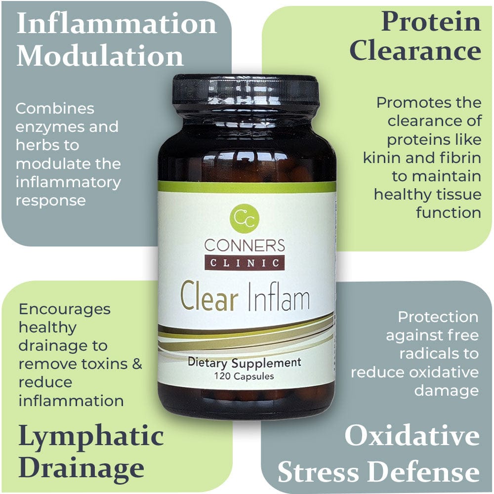 Clear Inflam - 120 Caps Conners Clinic Supplement - Conners Clinic