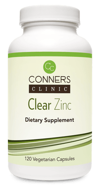 Thumbnail for Clear Zinc - 120 caps Conners Clinic Supplement - Conners Clinic