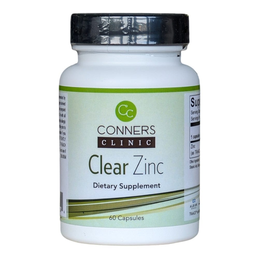 Clear Zinc - 60 caps Conners Clinic Supplement - Conners Clinic