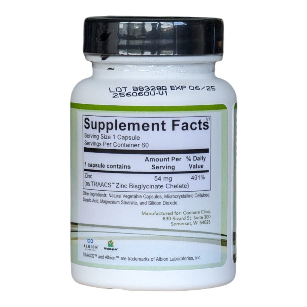 Clear Zinc - 60 caps Conners Clinic Supplement - Conners Clinic