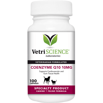Coenzyme Q10 10 mg - for pets VetriScience Supplement - Conners Clinic