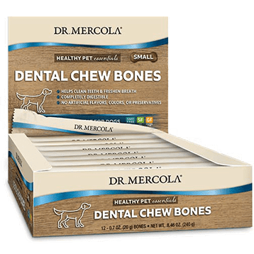 Dog Dental Chew Bones Small 0.77oz 12 pk Bark & Whiskers Supplement - Conners Clinic