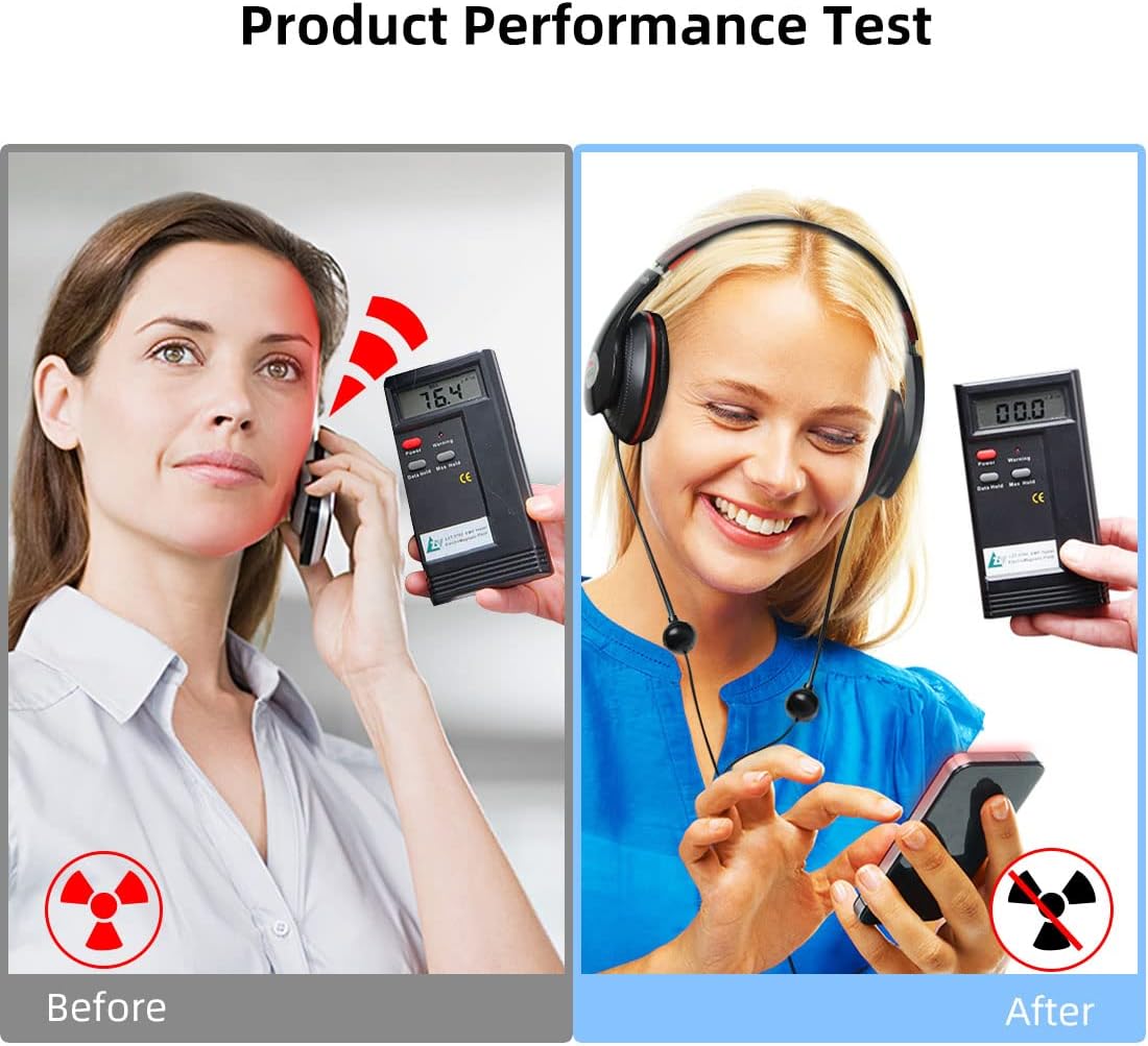 EMF Radiation-Free Air Tube Over-Ear Headphones Conners Clinic Equipment - Conners Clinic