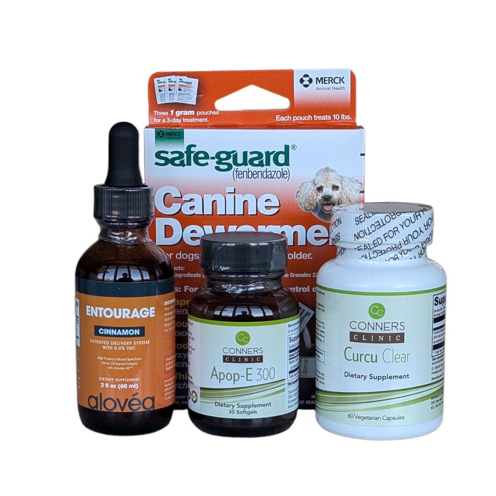 Fenbendazole Starter Pack #1 - Fenbendazole, Curcumin, Vitamin E, CBD - Similar to Joe Tippens Conners Clinic Supplement - Conners Clinic