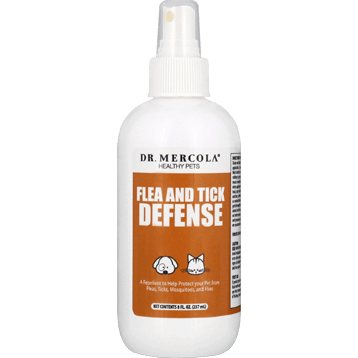 Flea and Tick Defense Spray 8 fl oz for pets Bark & Whiskers Supplement - Conners Clinic