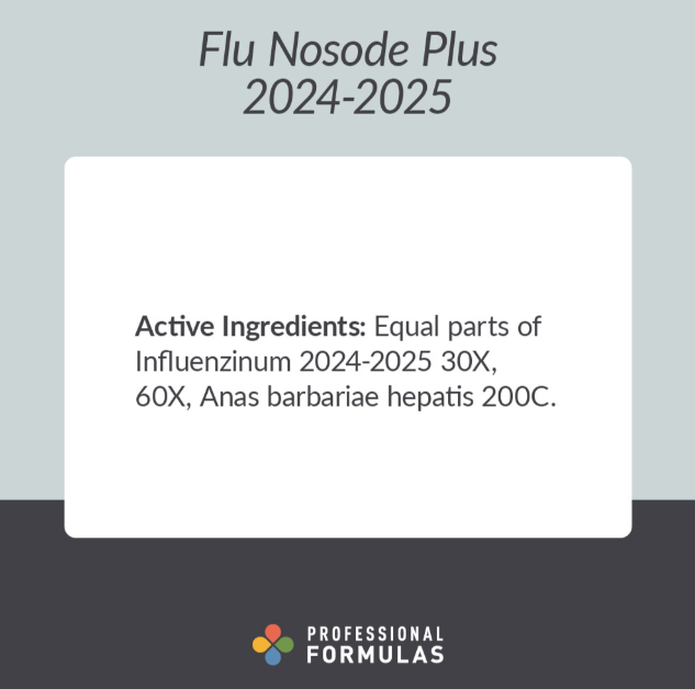 Flu Nosode PLUS 2024-2025 Professional Formulas - Conners Clinic