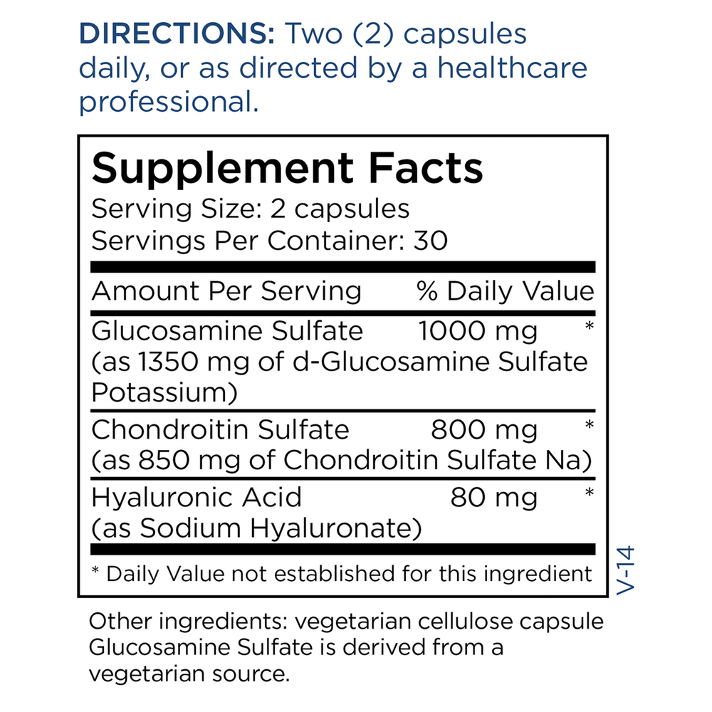 Glucosamine Chondroitin w/Hyaluronic Acid * Metabolic Maintenance Supplement - Conners Clinic