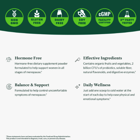 Greens First Female MenoSolve CAPSULES Greens First Supplement - Conners Clinic
