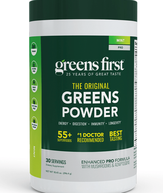 Greens First Pro - Original Flavor - 30 Scoops Greens First Supplement - Conners Clinic