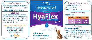Hyaflex Liquid HA for Cats 1 fl oz Hyalogic Supplement - Conners Clinic