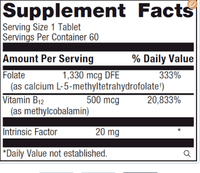 Thumbnail for Intrinsi B12/Folate 60 tabs * Metagenics Supplement - Conners Clinic