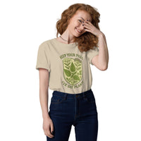 Thumbnail for Keep Your Pills, I've Got Plants Organic Cotton Unisex T-Shirt The Grounded Mind Desert Dust / S - Conners Clinic