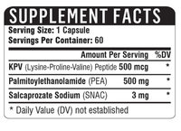 Thumbnail for KPV + PEA 500 60 Caps * Healthgevity Supplement - Conners Clinic