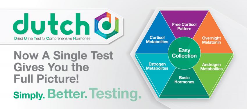 Lab - Dutch Hormone Testing - Dutch COMPLETE - Urinary Female Panel Conners Clinic Lab Test Kit - Conners Clinic