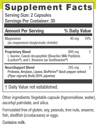Lentra™ 60 Capsules    * Sanesco Supplement - Conners Clinic
