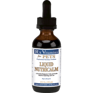Liquid NutriCalm Dogs & Cats 4 oz Rx Vitamins for Pets Supplement - Conners Clinic