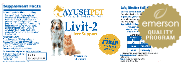 Liver Support Livit 2 Vet Ayush Herbs Supplement - Conners Clinic