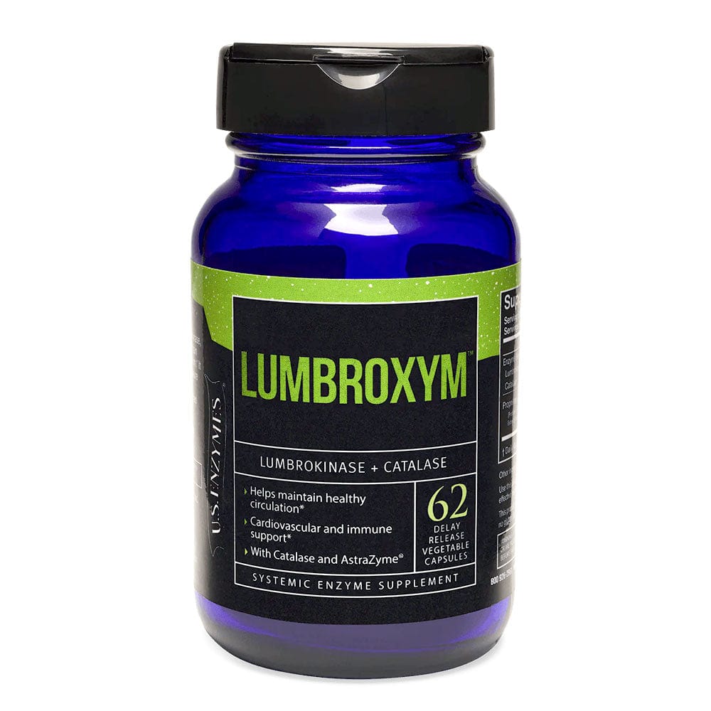 Lumbroxym - 62 Caps - Advanced Cardiovascular & Circulatory Support U.S. Enzymes Supplement - Conners Clinic