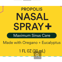 Thumbnail for Nasal Spray Plus 1 fl oz BeeKeeper's Naturals Supplement - Conners Clinic