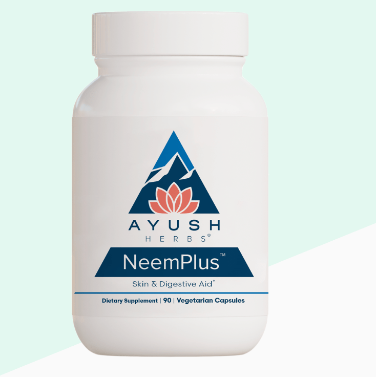 Neem Plus 90 Capsules   * Ayush Herbs - Conners Clinic