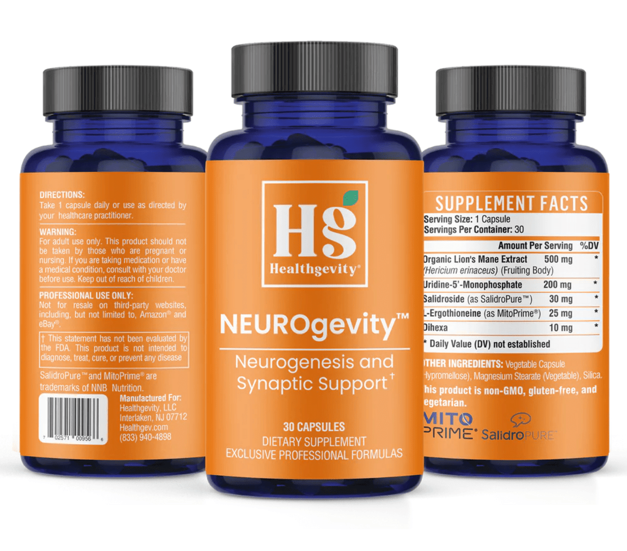 NEUROGEVITY™ 30 Caps * Healthgevity Supplement - Conners Clinic
