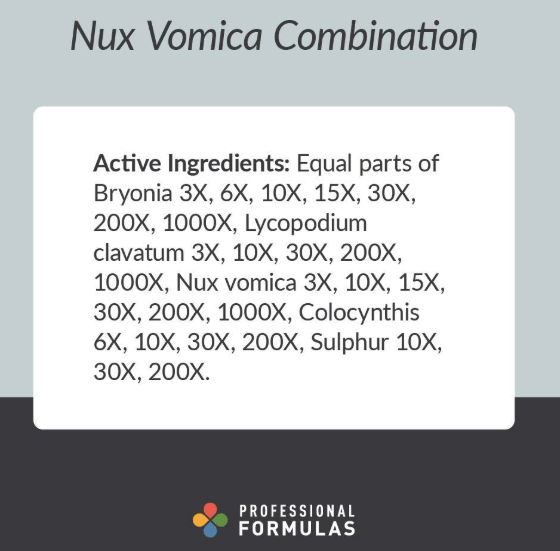 Nux Vomica Combination Professional Formulas Supplement - Conners Clinic