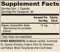 Thumbnail for Organic Astaxanthin 12 mg - 30 Capsules    * Dr. Mercola Supplement - Conners Clinic