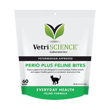 Perio-Plus Feline Bites 60 bites VetriScience Supplement - Conners Clinic