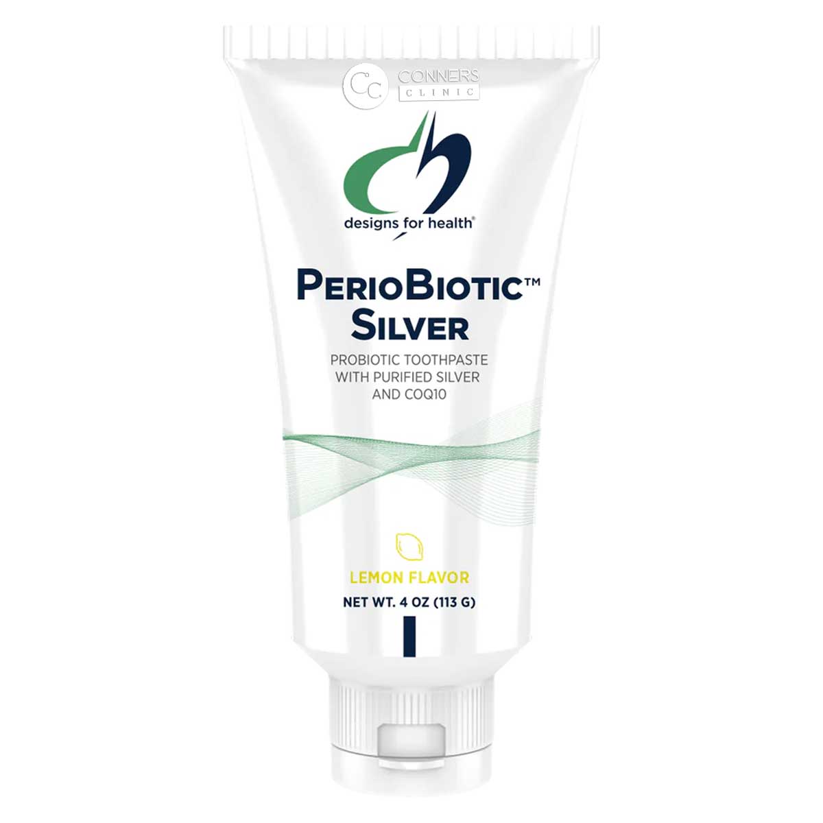 PerioBiotic Silver Toothpaste.    * Designs for Health Supplement - Conners Clinic