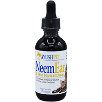 Thumbnail for Pet Neem Ear & Skin Drops 2 fl oz Ayush Herbs Supplement - Conners Clinic